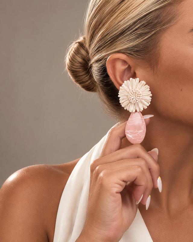 گوشواره Pink bloom