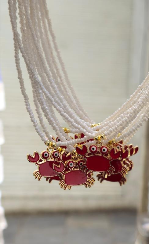گردنبند خرچنگ تابستونی 