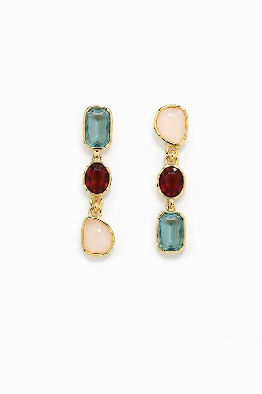 گوشواره طرح زارا مولتی کالر(multi color)