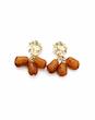 گوشواره ماربلی طرح زارا برنزی