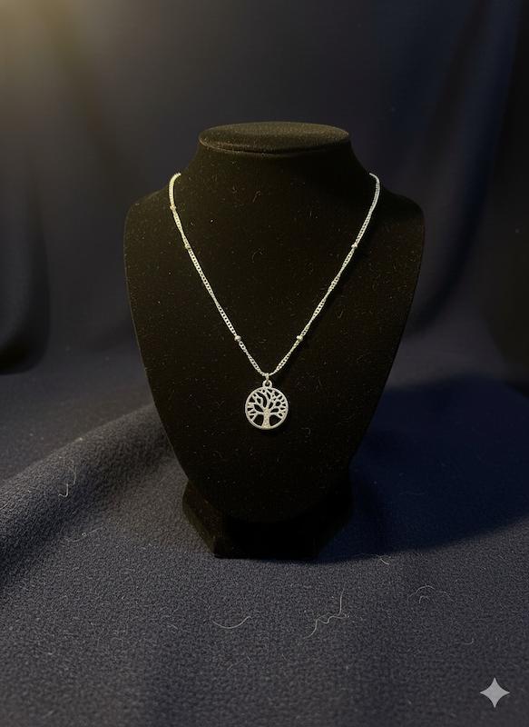 گردنبند استیل درخت