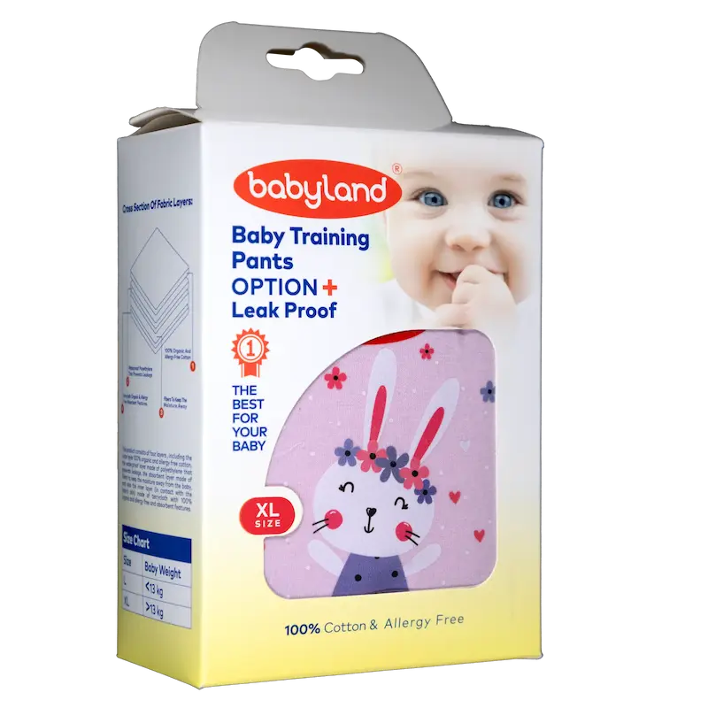 شورت آموزشی کودک صورتی بی بی لند (سایز XL)