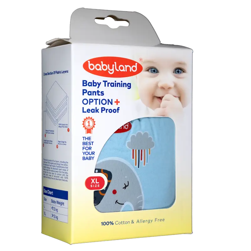 شورت آموزشی کودک آبی بی بی لند (سایز XL)