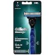 تیغ سیستم 3لبه صابون دار +Mach3 ژیلت (1دسته+2 تیغ)
