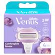تیغ یدک سیستم 3 لبه صابون دار Breeze Venus ژیلت (4 عدد)
