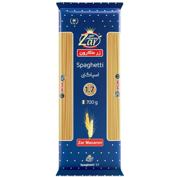 اسپاگتی 1/7 زر ماکارون (700 گرم)