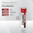 باتری قلمی و نیم قلمی جعبه ای Plus Alkaline کملیون (6+6 عددی)