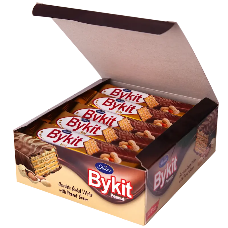ویفر بایکیت شکلاتی بادام زمینی شونیز (45 گرم)