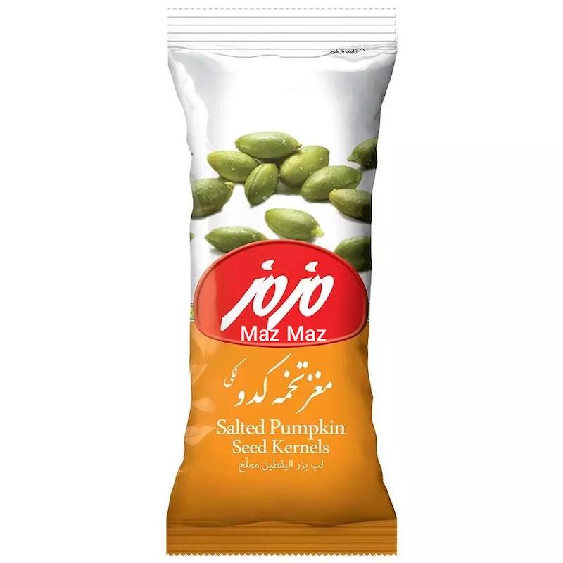 مغز تخمه کدو نمکی مزمز (40 گرم)