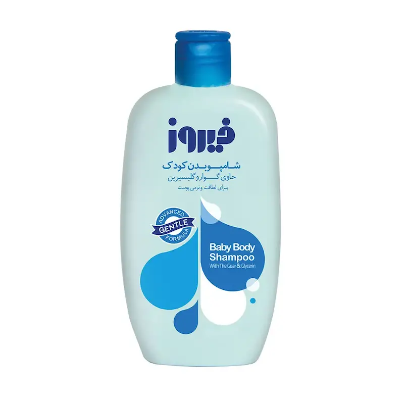شامپو بدن کودک گوار و گلیسیرین آبی فیروز (300 گرم)