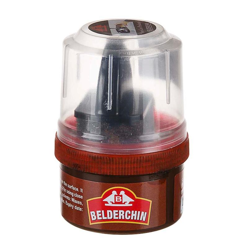 واکس کفش قهوه ای فرچه دار بلدرچین (60 گرم)