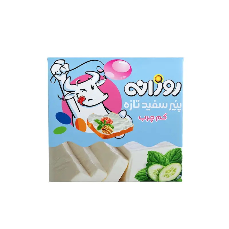 پنیر سفید تازه کم چرب روزانه (510 گرم)