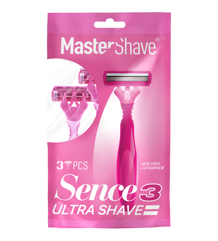 تیغ 2لبه صابون دار Sense3 مستر شیو (3 عددی)