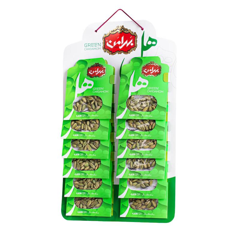 هل یک مثقال پاکتی ورقی 4.608 گرم بهرامن (12 عددی) 