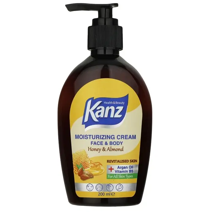 کرم مرطوب‌کننده عسل و بادام و روغن آرگان کنز (200 گرم)