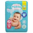 پوشک چسبی سایز 2 مای بیبی (16 عدد)