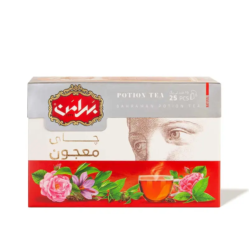 چای کیسه ای معجون بهرامن (25عددی)