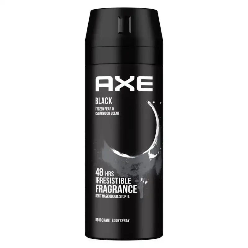اسپری دئودورانت مردانه Black اکس (150 میلی لیتر)