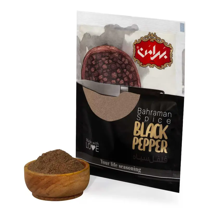 فلفل سیاه پاکتی بهرامن (55گرم)