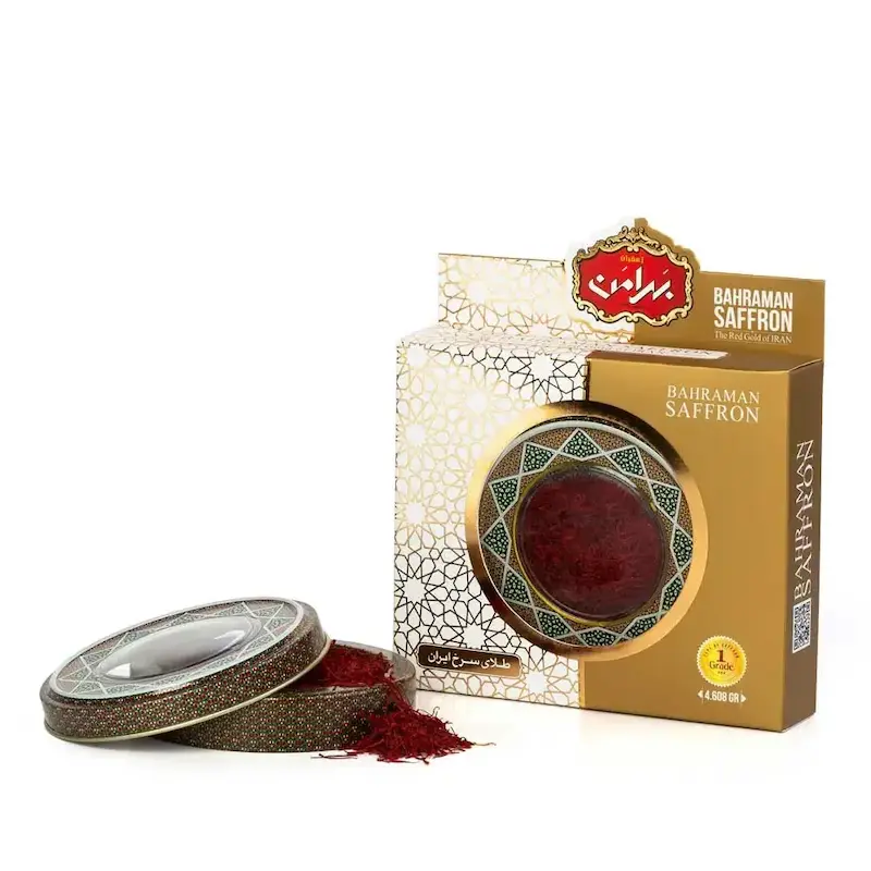 زعفران خاتم سرگل یک مثقال بهرامن (4.608 گرم)