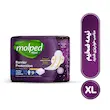 نوار بهداشتی نیمه ضخیم مشبک سایز XL مولپد (9عدد)