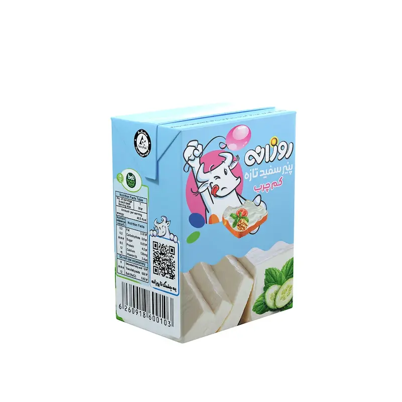پنیر سفید تازه کم چرب روزانه (210 گرم)