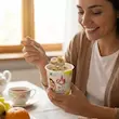 میوزلی جو دوسر با موز، بادام زمینی و دانه چیا OAB (55 گرم)
