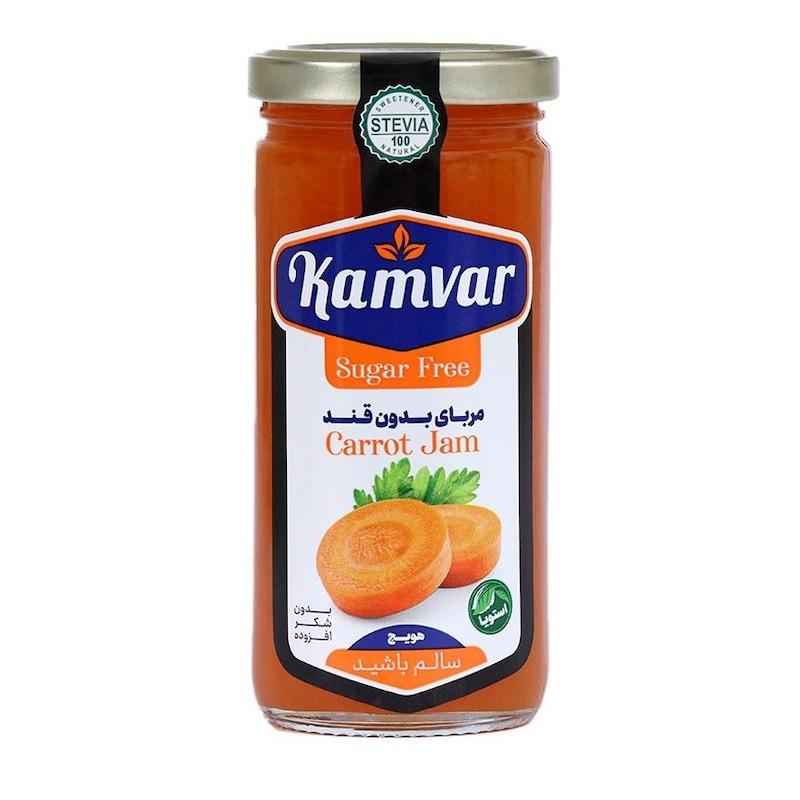 مربای هویج بدون قند کامور (280 گرم)