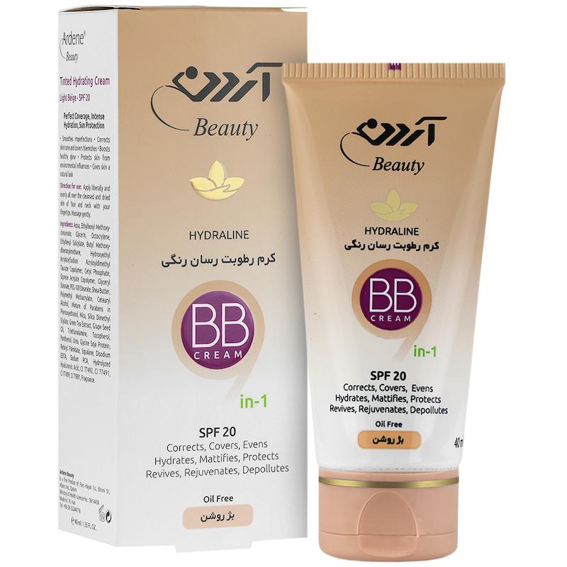 BB کرم بژ روشن SPF 20 آردن بیوتی (40 میلی لیتر)