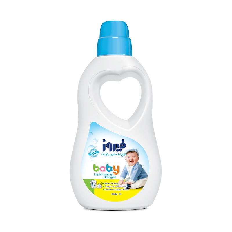 مایع لباسشویی آبی کودک فیروز (1000 گرم)