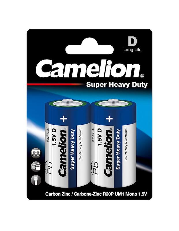 باتری سایز بزرگ Super Heavy Duty D کملیون (2 عددی)