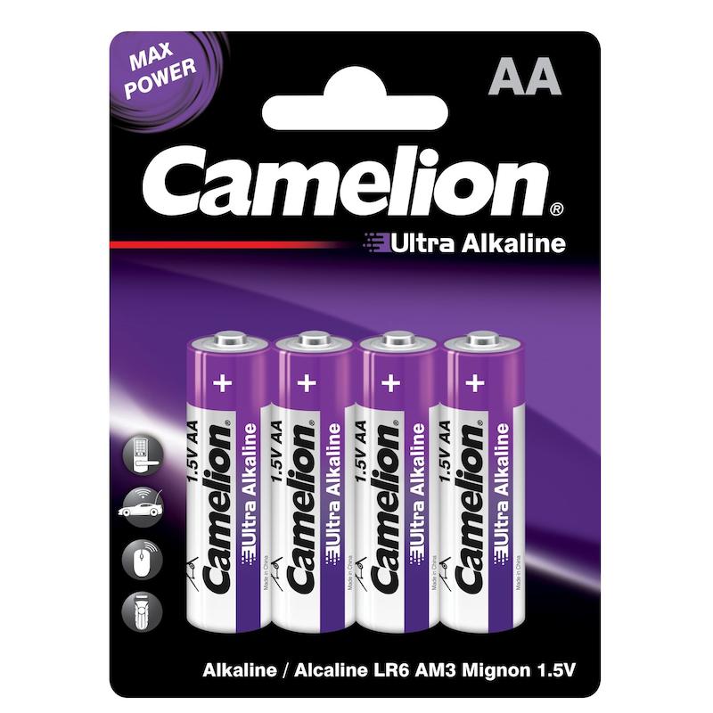 باتری قلمی کارتی Ultra Alkaline کملیون (4 عددی)