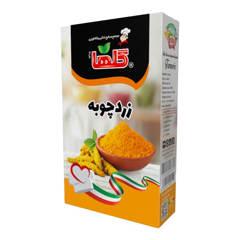 زردچوبه جعبه گلها (80 گرم)