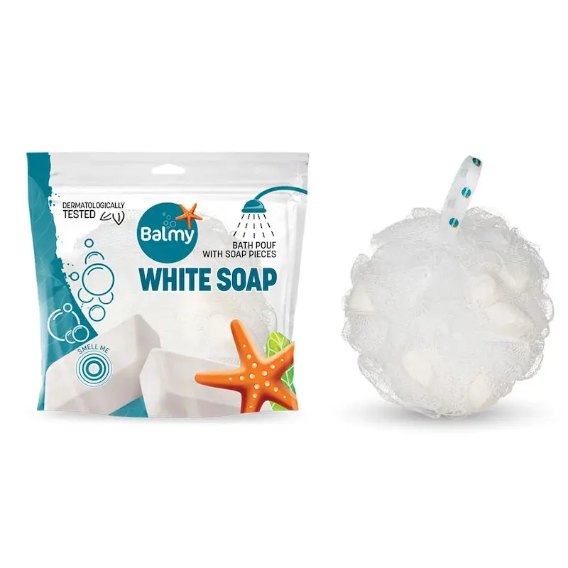 لیف حمام صابون دار White Soap بالمی (1 عدد)