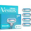 تیغ یدک سیستم 3 لبه صابون دار Smooth Venus ژیلت (4 عدد)