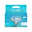 تیغ یدک سیستم 3 لبه صابون دار Smooth Venus ژیلت (4 عدد)