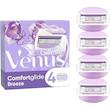 تیغ یدک سیستم 3 لبه صابون دار Breeze Venus ژیلت (4 عدد)