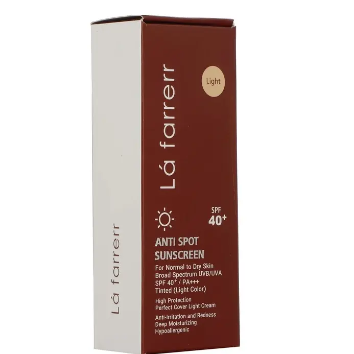 ضدآفتاب و ضد لک Light پوست خشک و معمولیSPF 40 لافارر (40 گرم)