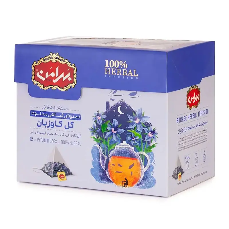 دمنوش کیسه ای گل گاو زبان بهرامن (12 عدد)