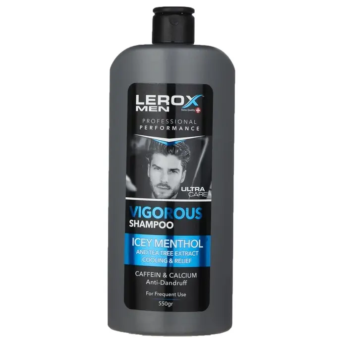 شامپو آقایان انواع مو Vigorous لروکس (550 گرم)