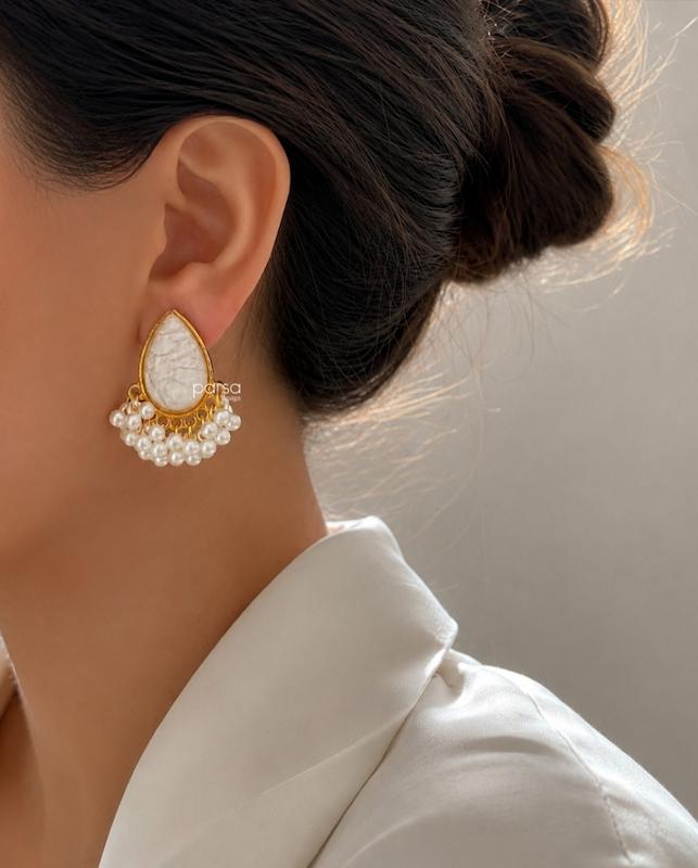 گوشواره اشک آویز مروارید 