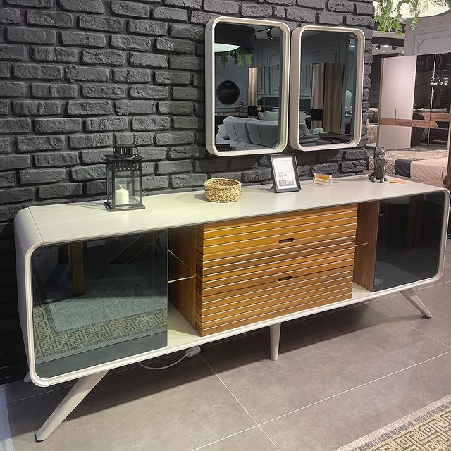 آینه کنسول مدل نگین 