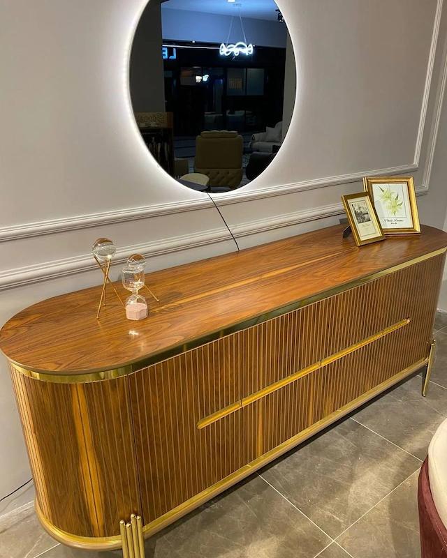 کنسول زحل گردو پایه پیانویی