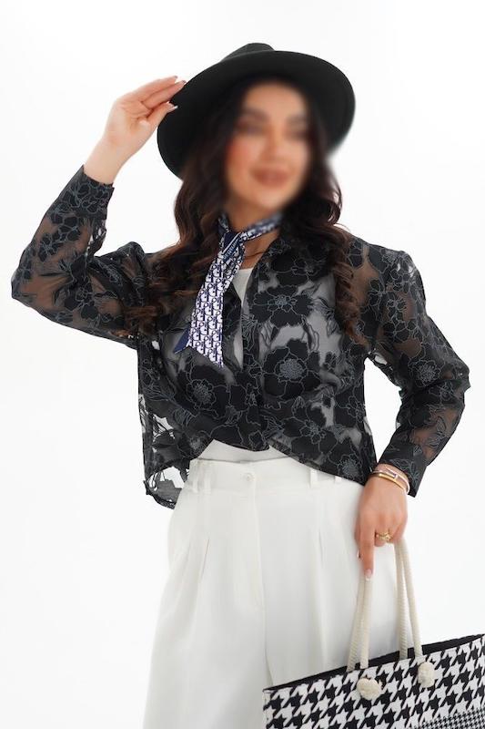 شومیز جلو پیچ با تاپ 🌷👚