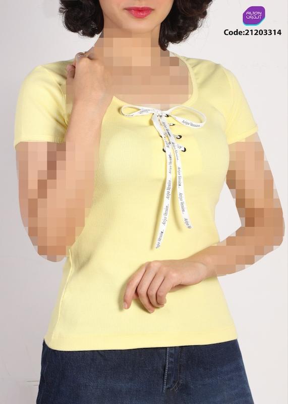نیم‌تنه یقه خشتی بندی زنانه 👚