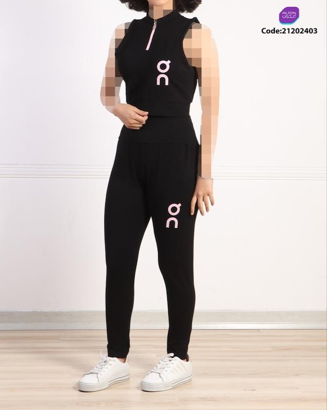 ست تاپ یقه زیپی و لگ QN 👗