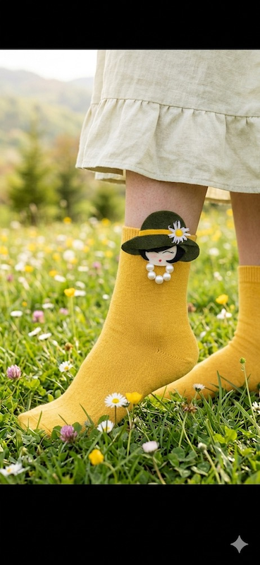 جوراب عروسکی فانتزی 🧦🪆🥰