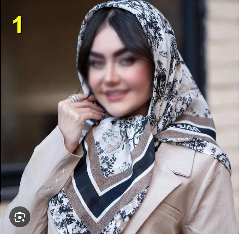 روسری نخی سی‌اِی دوردوخت ✨