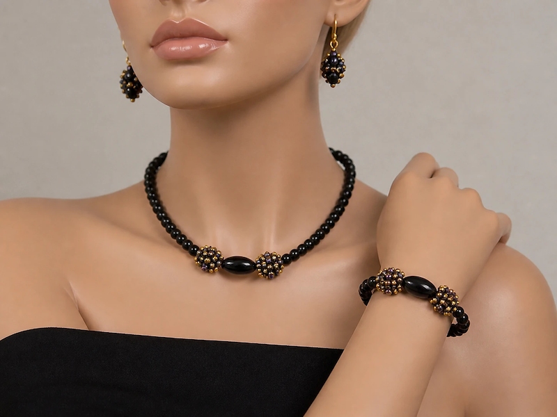 سرویس گردنبند - دستبند - گوشواره