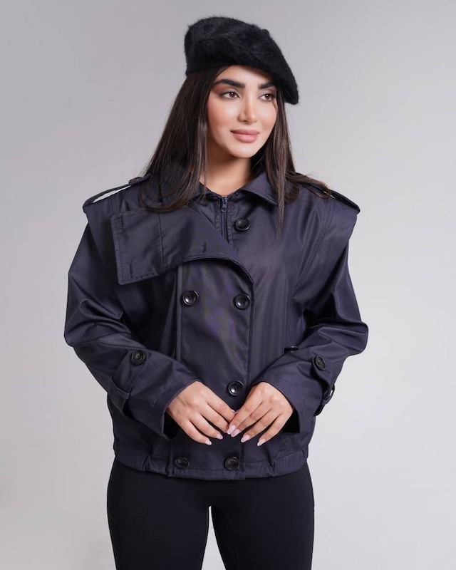 کت زارا یقه قیفی 